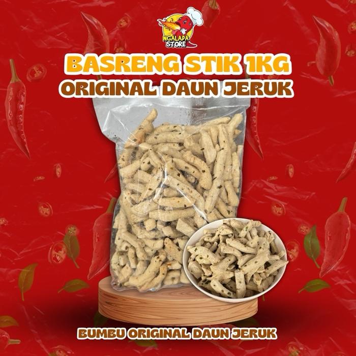 

BASRENG STIK PEDAS DAUN JERUK 1KG/ORIGINAL ASIN DAUN JERUK 1KG