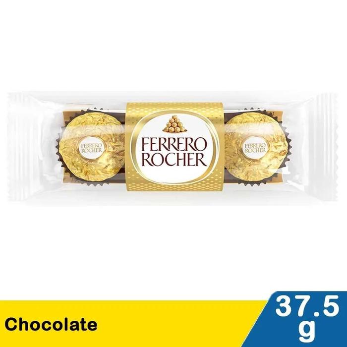 

Ferrero Rocher T-3 / Cokolat Susu Dengan Kacang Hazel 38GR