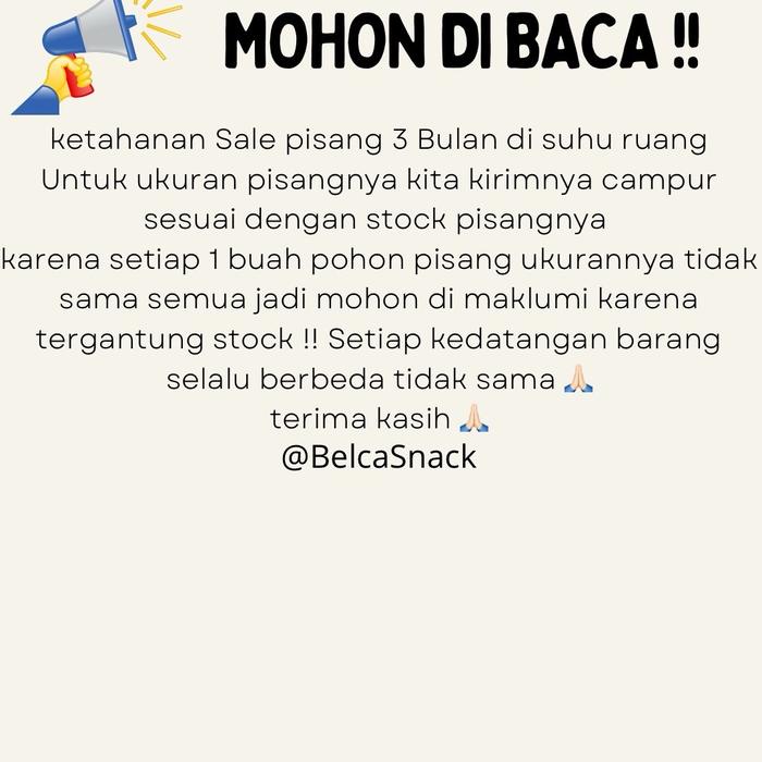 

Paket Hemat 3box Sale pisang Ambon Khas garut Selatan super legit super premium Bebas gula