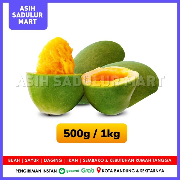 

Mangga Harum Manis / Arumanis 1kg Promo Murah Buah Bandung