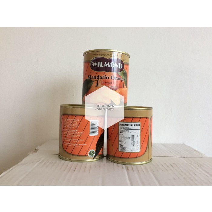 

Wilmond Mandarin Orange ( Jeruk Kaleng ) 312g