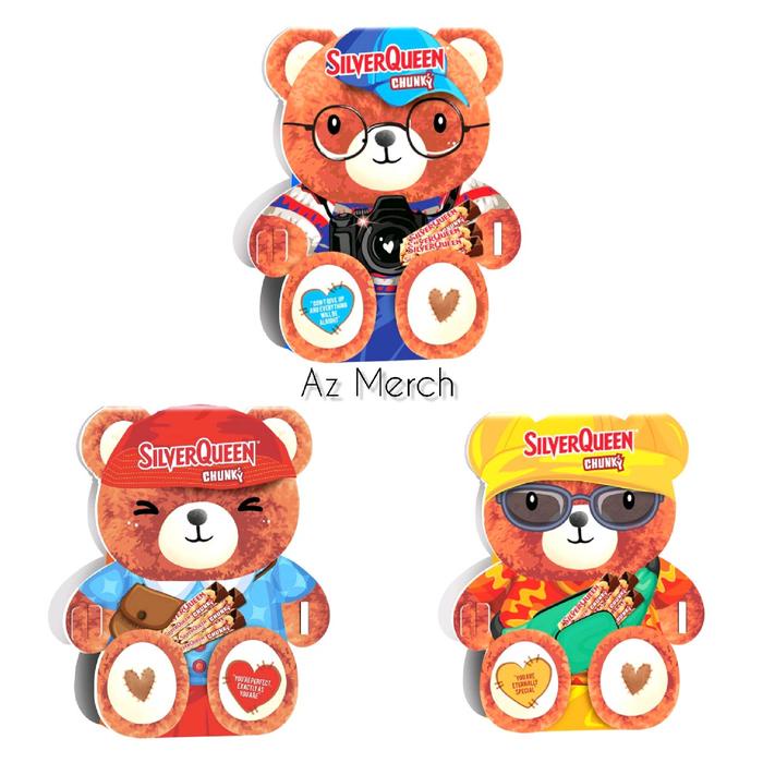 

Silverqueen Chunky Love Bear 3x26gr - Coklat Beruang Lucu