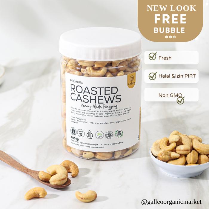 

Kacang Mede Jumbo Oven 1 KG/ Roasted Chasew Galleo Kacang Mete