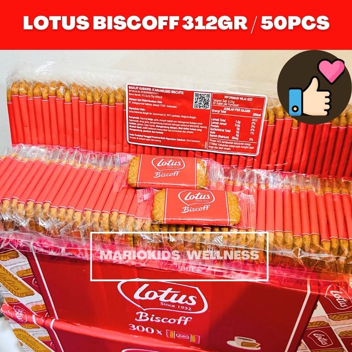 

Ready!! LOTUS BISCOFF 50pcs 312gr (Individual pack)