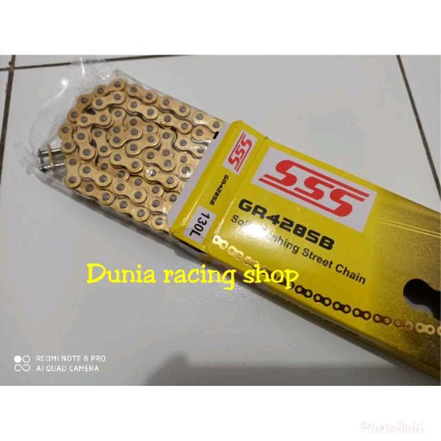 Rante sss Rantai sss 428 Original sss Rante sss 428 110 dan 428 130 Gold asli sss