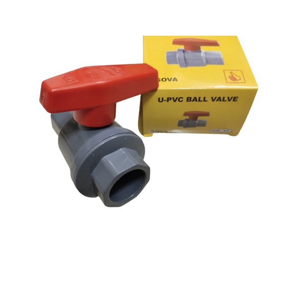 Ball Valve PVCBV 3/4" Polos Stop Kran Plastik U PVC Balvalve Mdl Onda