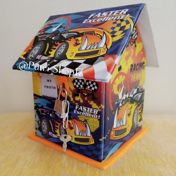 Celengan Gembok Rumah Besar - Celengan Rumah Besar Karakter.