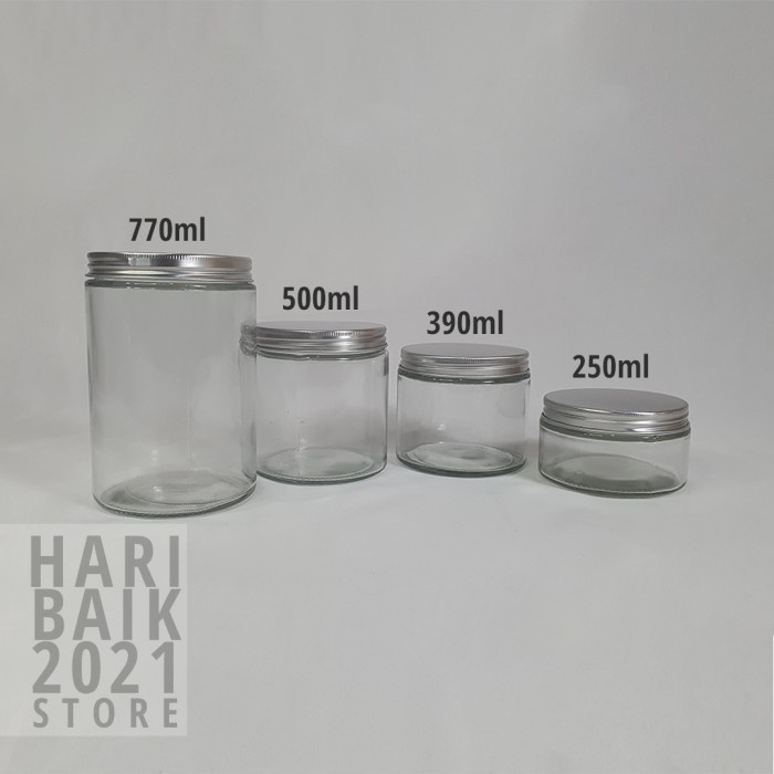 (BestSeller) Toples Kaca Botol Kaca Jar 500 ML