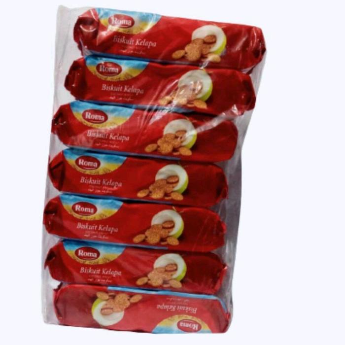 terbaru  roma biskuit kelapa 300 gr 1 pack isi 7 pcs ready