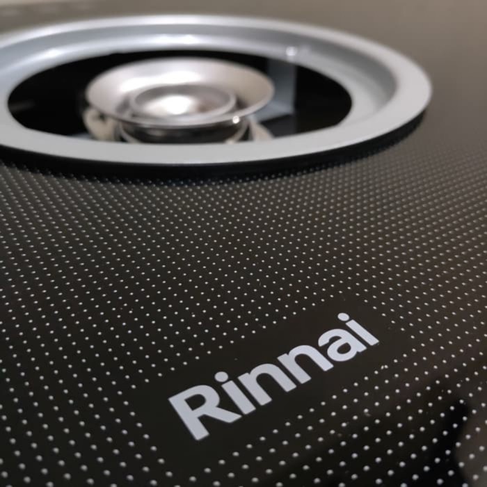 Kompor Rinnai 2 Tungku Ri 712 Gab / Kompor 2 Tungku Kaca Rinnai Best Seller