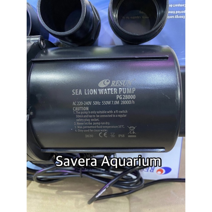 Terlaris Resun Pg28000 Pompa Kolam / Pompa Air Resun / Original Resun / 550 W