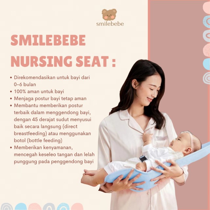 ..... Smilebebe Nursing & Feeding Seat (Kursi Gendong Bayi)