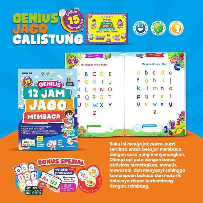 

Promo Paket Genius Calistung (Usia 4+) Isi 3 Buku - Ziyad Books Utbk Berkualitas
