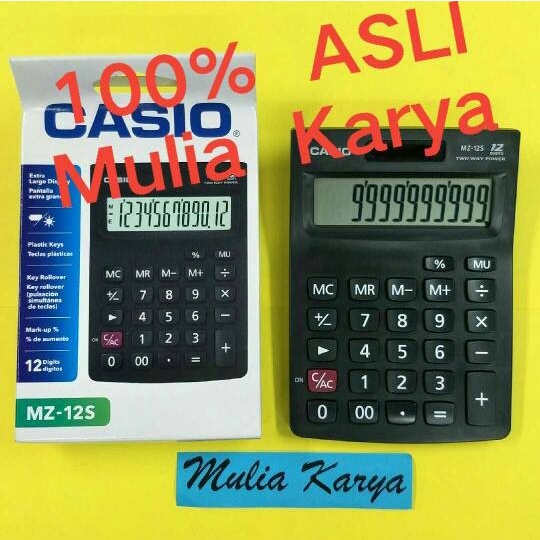

KALKULATOR CASIO MZ 12 S CALCULATOR CASIO