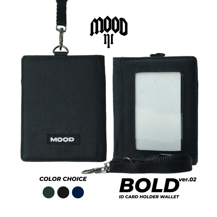 

Top Id Card Holder Name Tag Wallet Lanyard Bold by Mood Adventure Terlaris