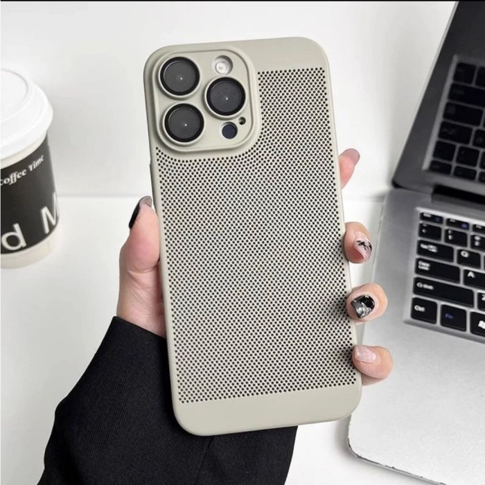 Premium Airway Cooling Net Case iPhone 15 Pro Max 15 Plus