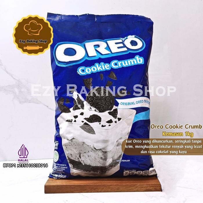 

READY STOK OREO COOKIE CRUMB 1KG - REMAHAN BISKUIT PAK DEFAULT READYY