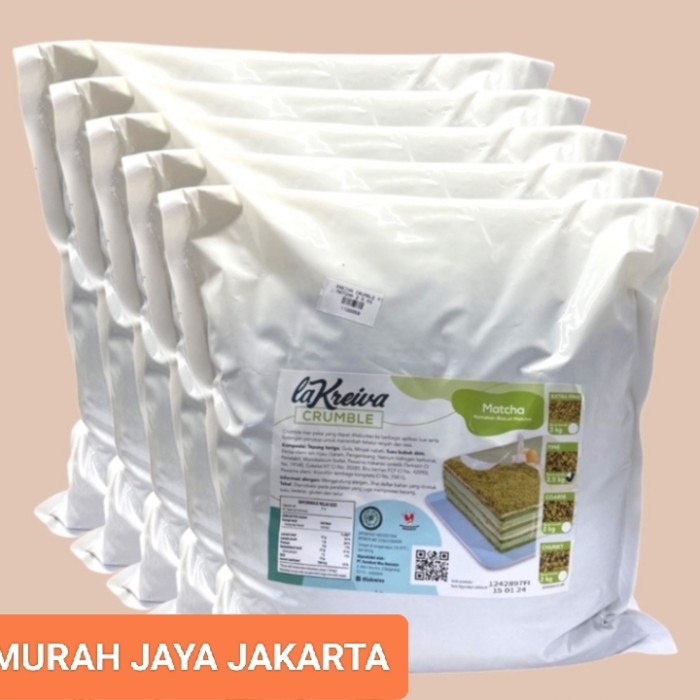 

SALE TERHOTT LA KREIVA CRUMBLE MATCHA REPACK 1 KG READYY