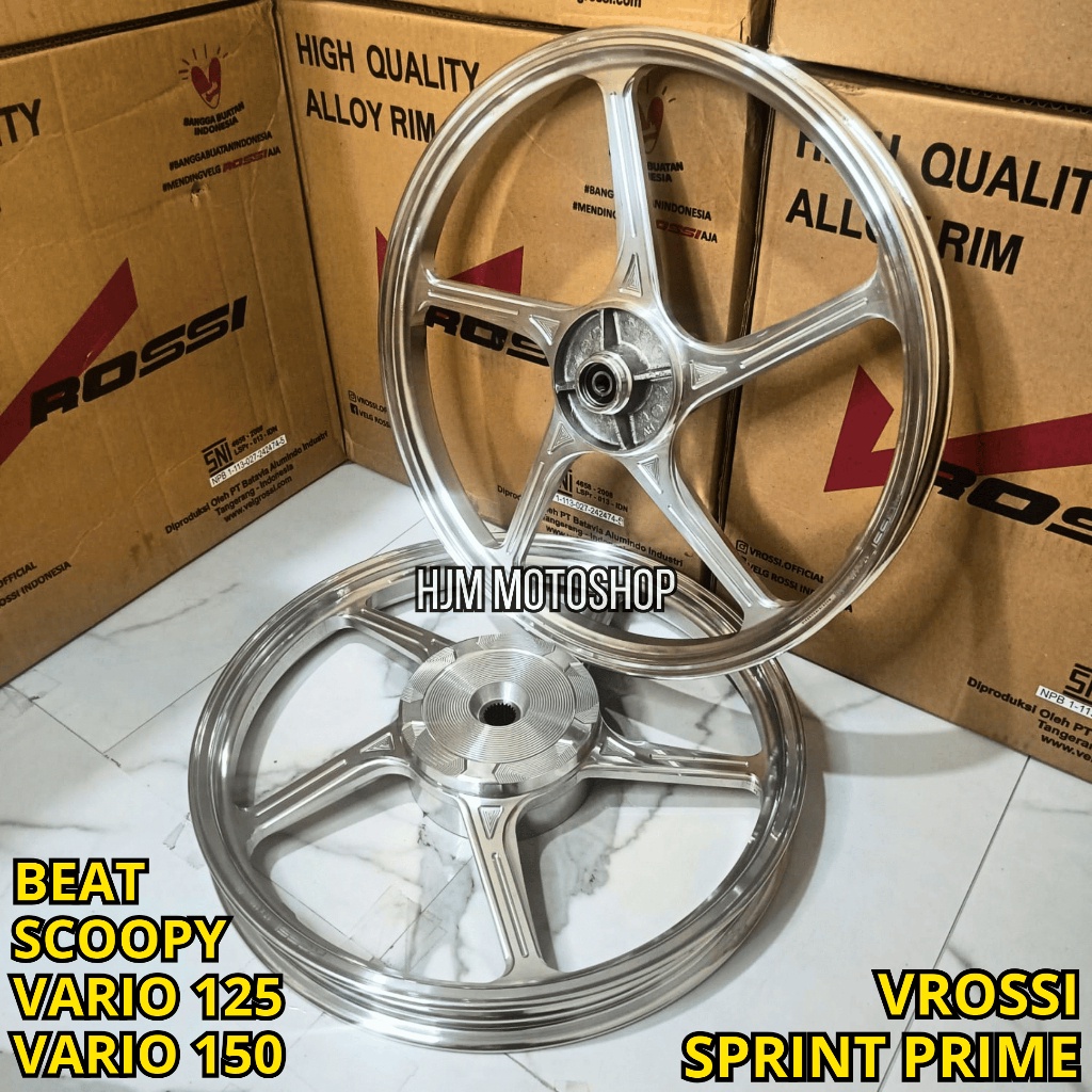 Velg Racing Vrossi Sprint Prime Beat Scoopy Vario 110 Vario 125 Vario 150 Ring 17 Model VND AK55