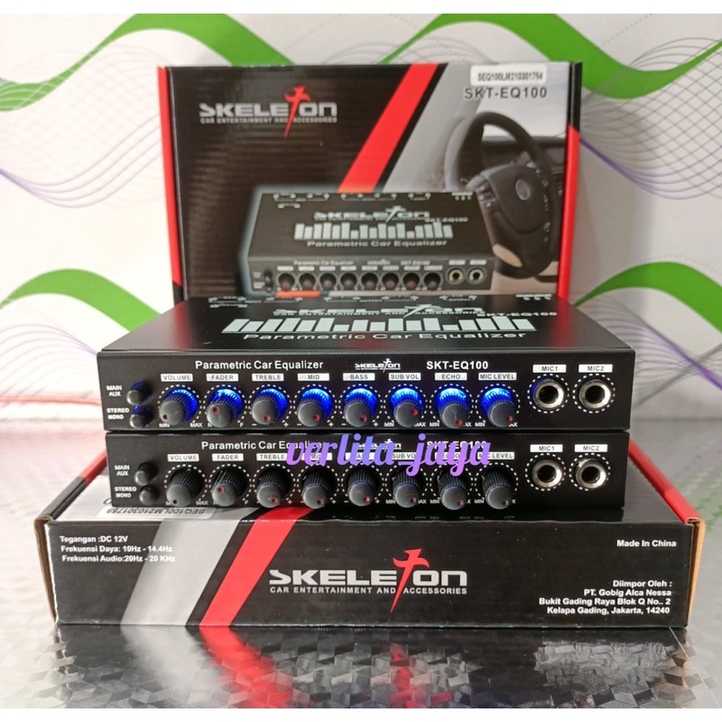 Parametrik equalizer SKELETON SKT EQ-100 digital karaoke