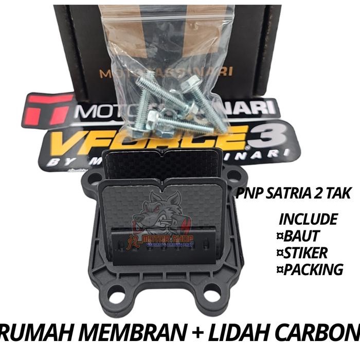 RUMAH MEMBRAN V FORCE VFORCE 3 SATRIA RU 120 2 TAK SATRIA 2 TAK CARBON LIDAH MEMBRAN CARBON SATRIA 2