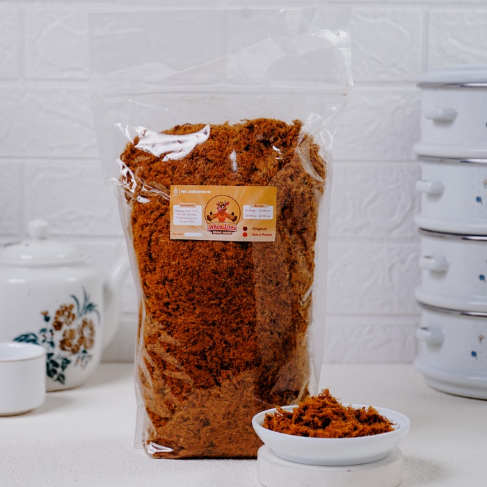 

ABON SAPI SUPER ORIGINAL DAN EXTRA PEDAS 1KG