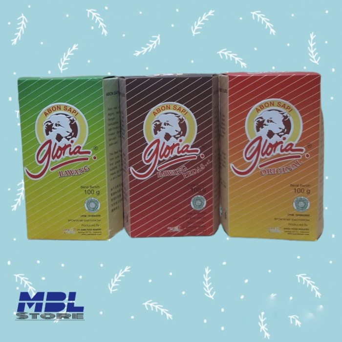 

Abon Gloria Sapi Kotak 100g