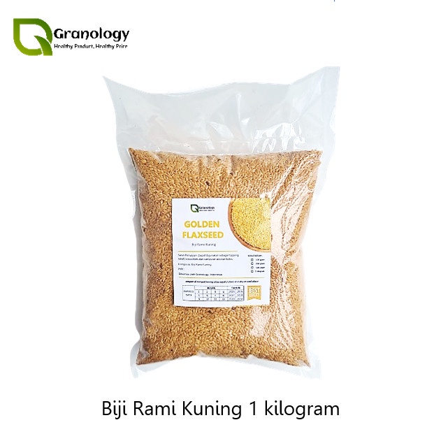 

Biji Rami / Flax Seed (1 kilogram) by Granology
