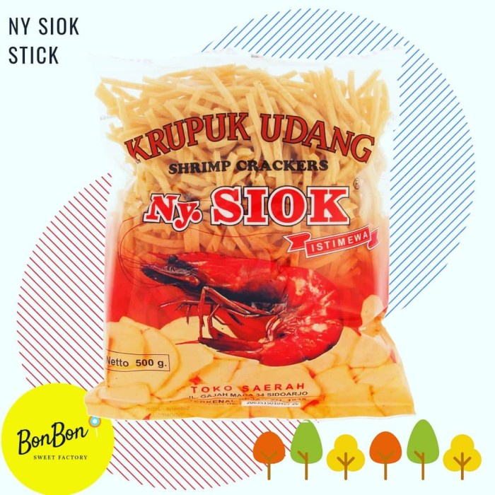 

KRUPUK NY SIOK STIK / KERUPUK UDANG MENTAH / NYSIOK STICK PANJANG