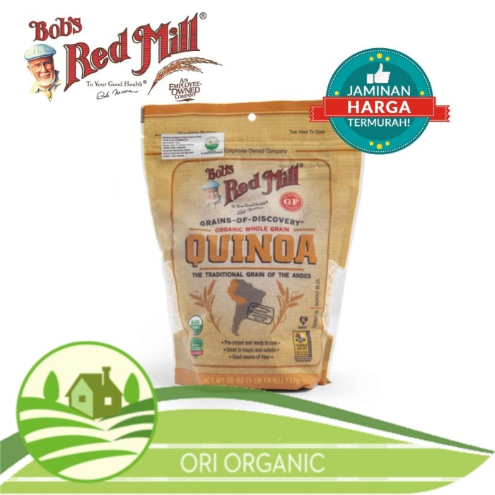 

Bob's Red Mill - Quinoa Gluten Free Organic Whole Grain 737g