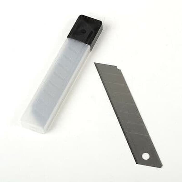 

(BestSeller) ISI 10 PCS ISI CUTTER BESAR BAJA HITAM REFILL PISAU KATER LEBAR BEST