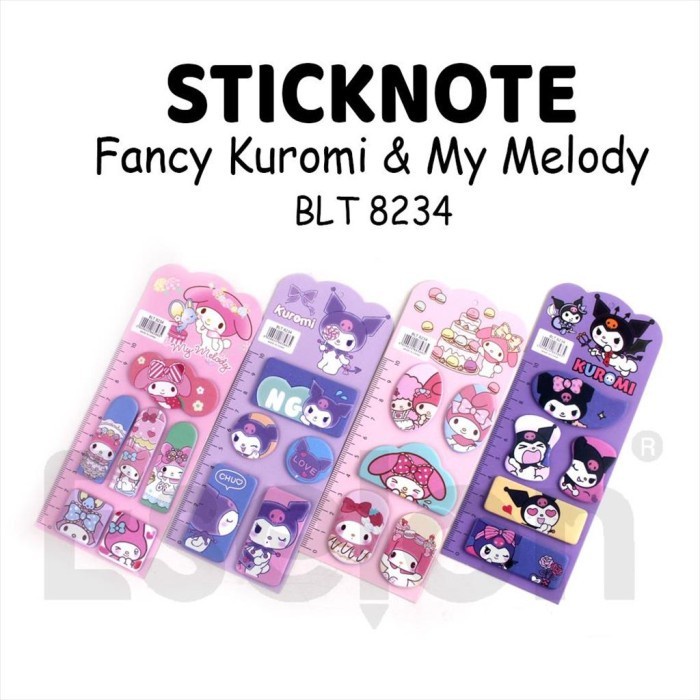 

(BestSeller) Stick Notes Kertas Fancy SANRIO BLT 8234 / Sticky Note Karakter