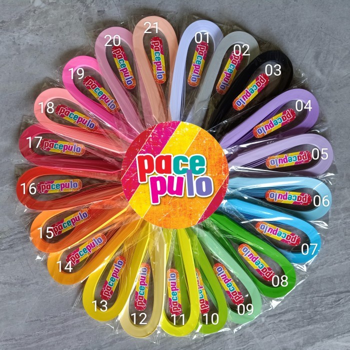 

(BestSeller) K-06 Kertas Paper Quilling 0.5 x 29.7 cm
