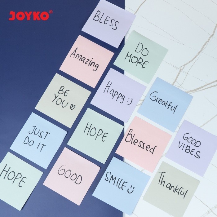 

(BestSeller) Memo Stick Sticky Note Kertas Memo Tempel Joyko MMS-30 Morandi Color