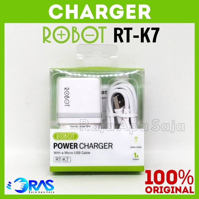 (Good) Charger Robot RT-K7 Casan Chasan Carger Android HP Micro Ori Murah
