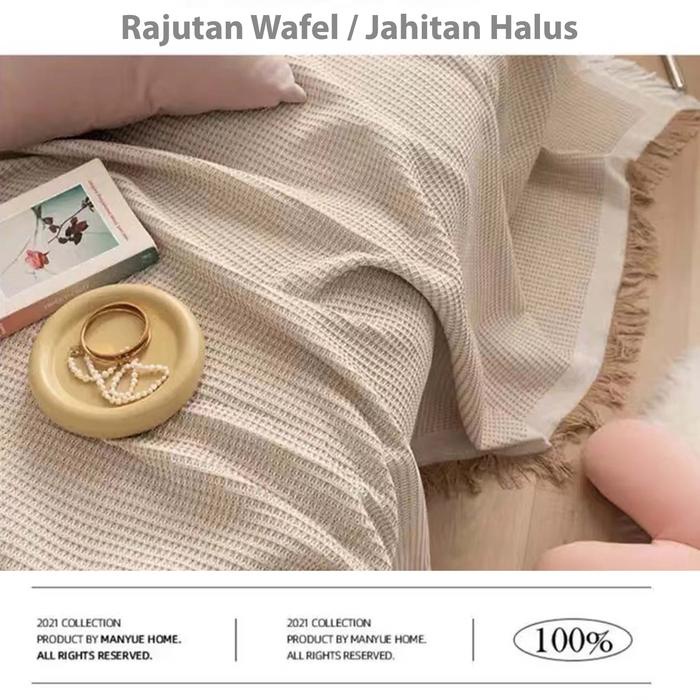 Terhemat Tomu-Cod Selimut Sofa Nordic Blanket Size 130*180Cm 180*260Cm 180*340Cm - Throw Blanket -