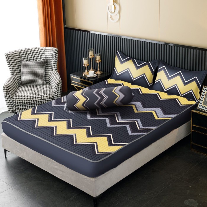 Terbatas Sprei Waterproof 180X200 Plus Sarung Bantal Dan Guling Merk Texania