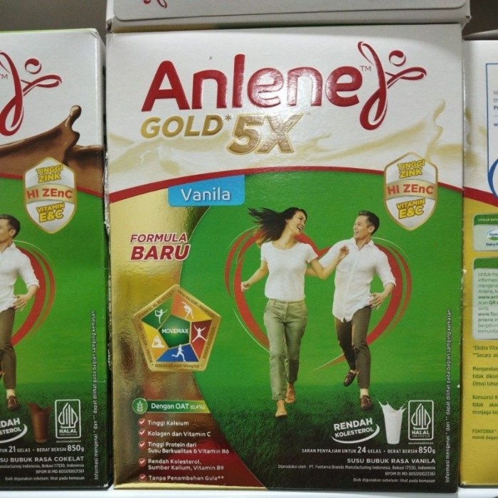 

(BestSeller) Anlene Gold 5X Vanila/Cokelat 850gr