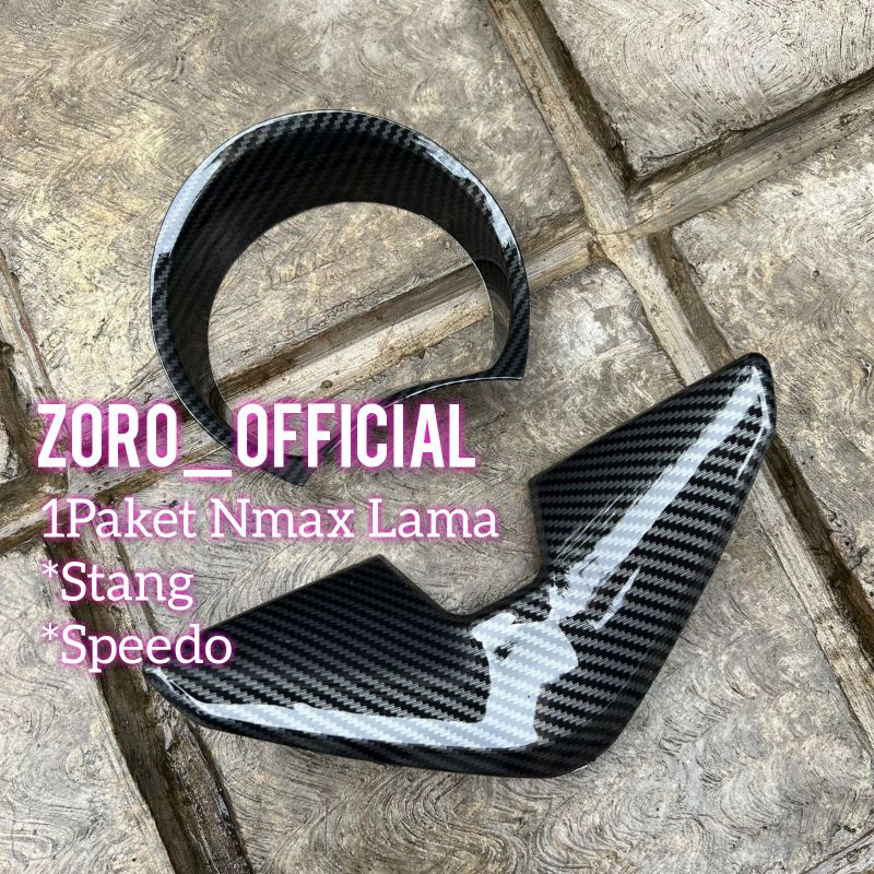 Cover Tutup Stang Nmax Lama Carbon / Cover Tutup Kilometer / Speedometer Nmax Lama Carbon ZORO