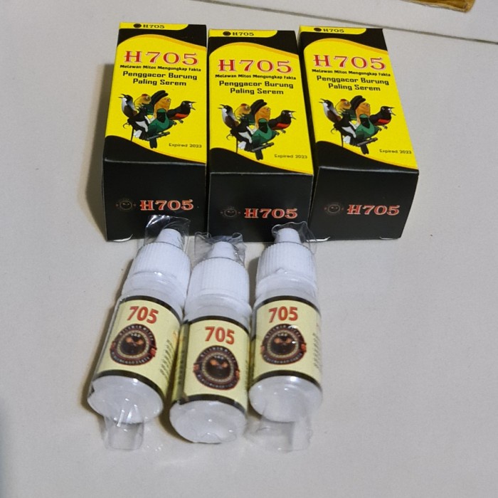 H705 penggacor burung untuk harian 3 botol .Asli cabang 705 Net