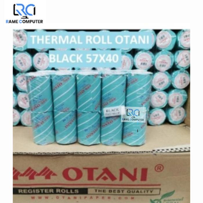 

Viral 1 Box 100 Roll Otani Kertas Thermal 57X38 Struk Printer Kasir 58Mm Packing Aman