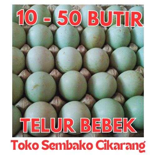 

(BestSeller) TELUR BEBEK MURAH BUTIR TOKO SEMBAKO CIKARANG
