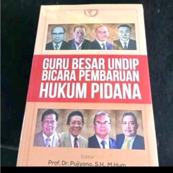 

Ready Stock Buku Guru Besar Undip Bicara Pembaruan Hukum Pidana Original Pujiono Cod