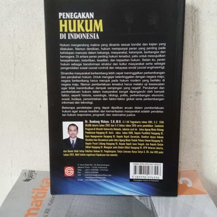 

Barang Terlaris Penegakan Hukum Di Indonesia - Bambang Waluyo Cod