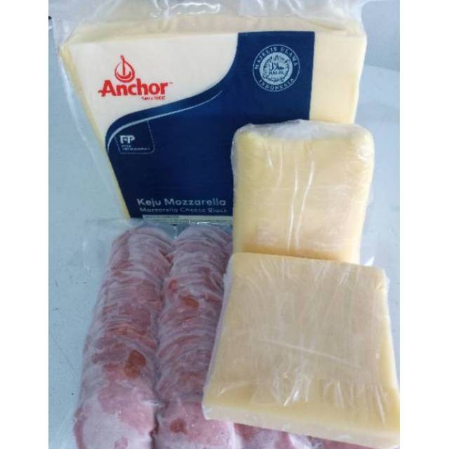 

(BestSeller) Paket single Mozarella cheese & Pepperoni