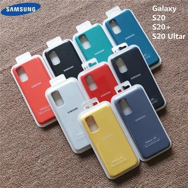 OFFICIAL SILICONE CASE LOGO SAMSUNG S20 PLUS / S20 ULTRA SOFT CASE