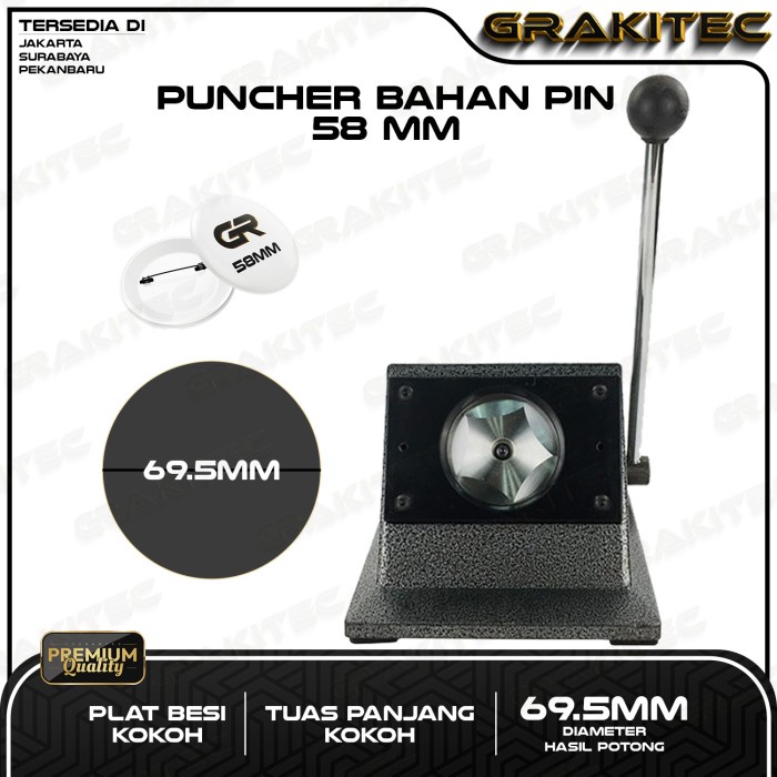 

Jual [READY] Mesin Puncher Pin Plong Cutter Pin Bahan Pin Alat Pemotong Pin 58 MM