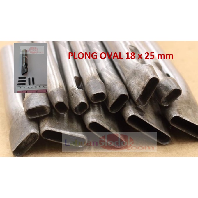 

Jual [READY] Plong Oval 18mm x 25mm - Punch Hole Leather Oval-Plong 18mm