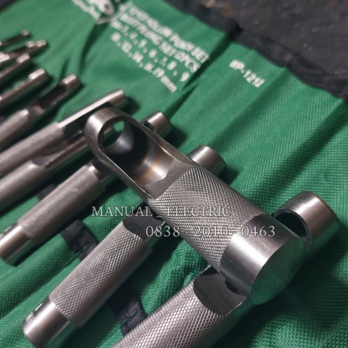 

Jual [READY] Plong Set Wipro hollow punch set 12 pcs alat pembolong gasket kulit