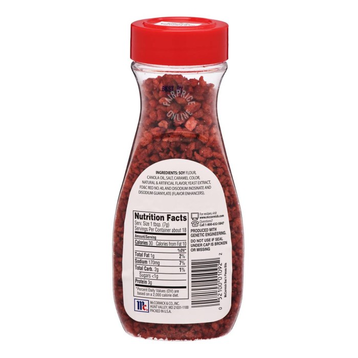 

Terbaru!! Mccormick Back'N Pieces Bacon Bits 124G Cod